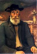 Wladyslaw slewinski Self-portrait in Bretonian hat oil painting artist